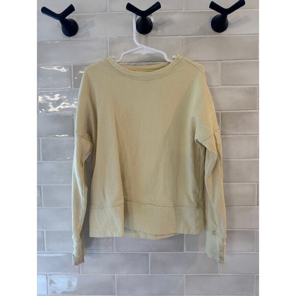 ATHLETA GIRL yellow sweatshirt | Girls XS/6 - Picture 5 of 5